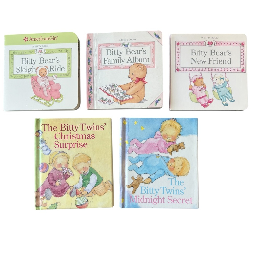 American Girl Lot of 5 Bitty Baby Bitty Bear Bitty Hardcover Books